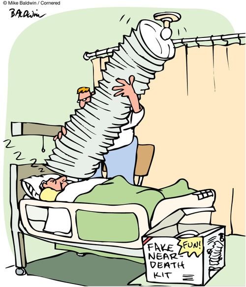 Fake Near-death Kit.