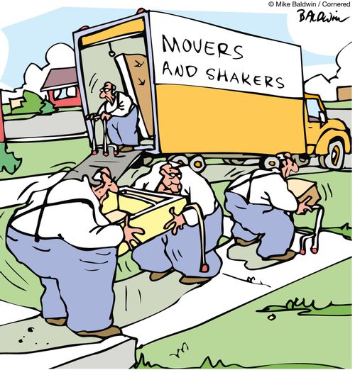 Movers and shakers.