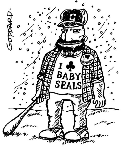 I club baby seals.