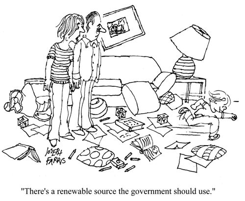'There's a renewable source the government should use.'