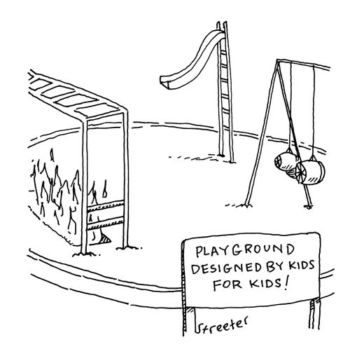 Playground by and for kids.