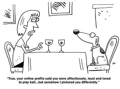 Online dating.