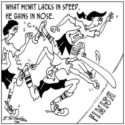 What McWit lacks in speed, he gains in nose.