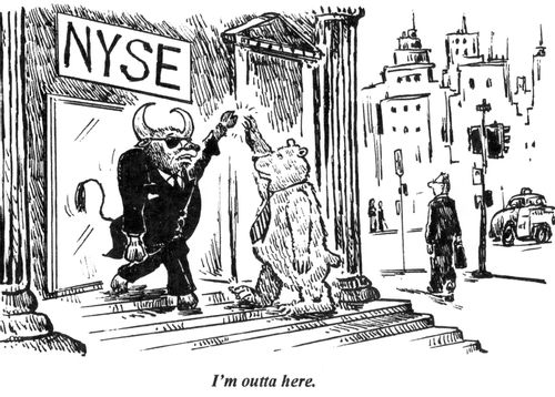 'I'm outta here.'