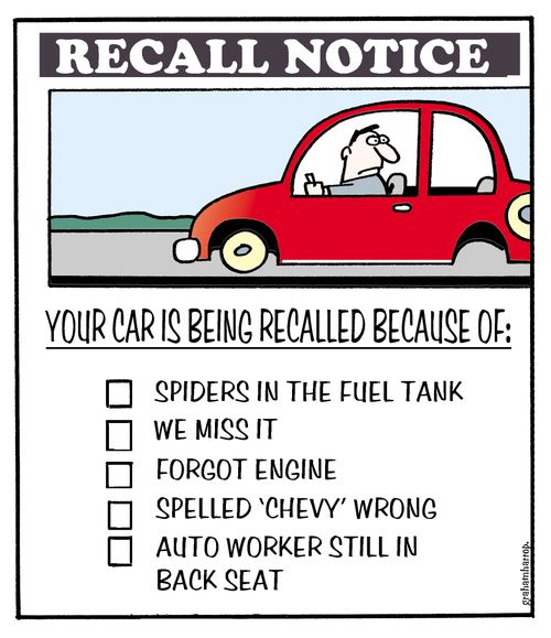 Recall notice