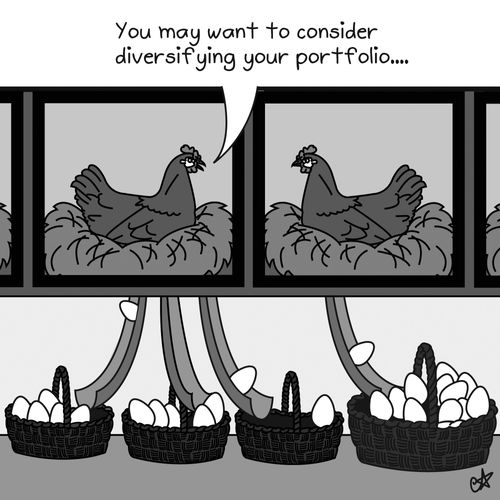 'You may want to consider diversifying your portfolio.'
