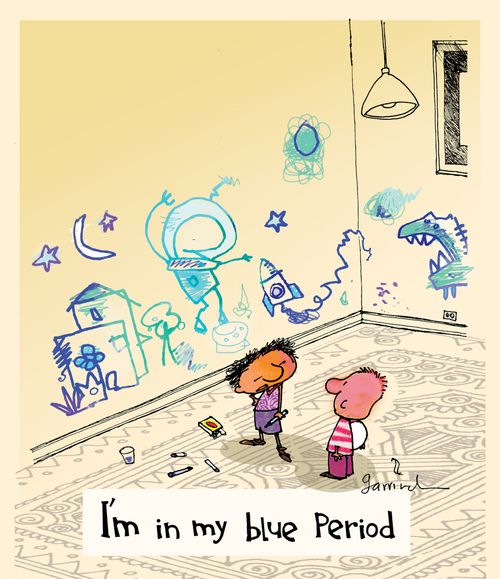 'I'm in my Blue period.'