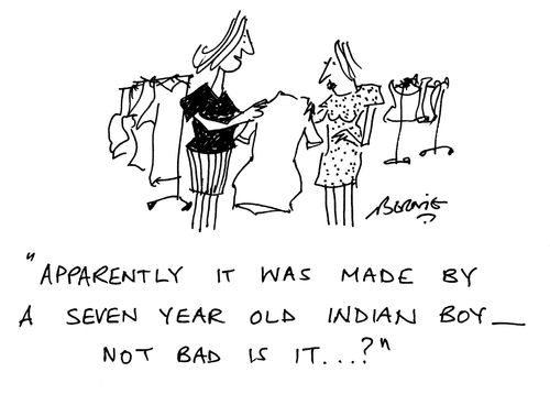 'Apparently it was made by a seven year old Indian boy not bad is it...?'