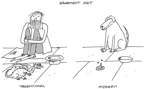 Pavement Art.