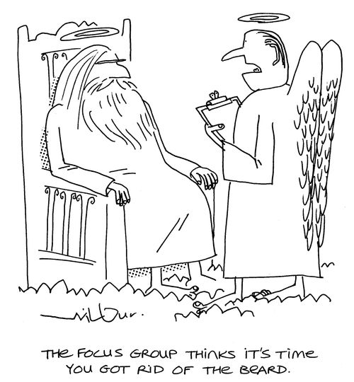 The focus group thinks it's time you got rid of the beard.