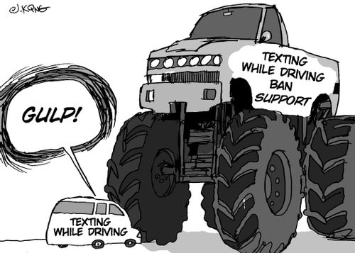 Texting while driving