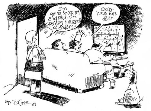 "I'm going shopping and plan on spending thousands..."
