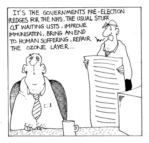 "It's the Governments pre-election pledges for the nhs.."