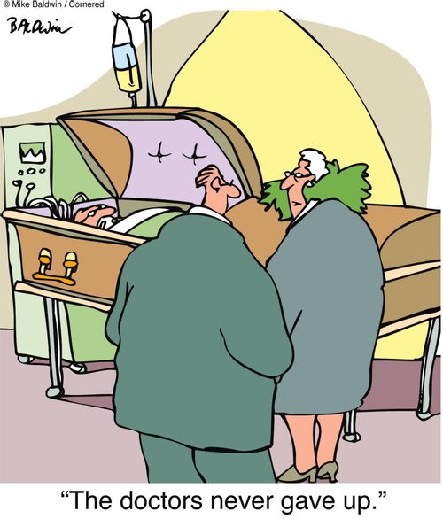 "The doctors never gave up."