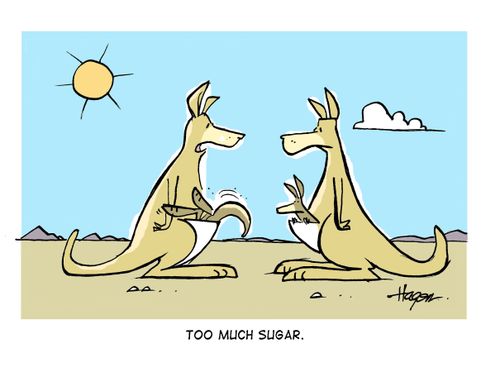 "Too much sugar."