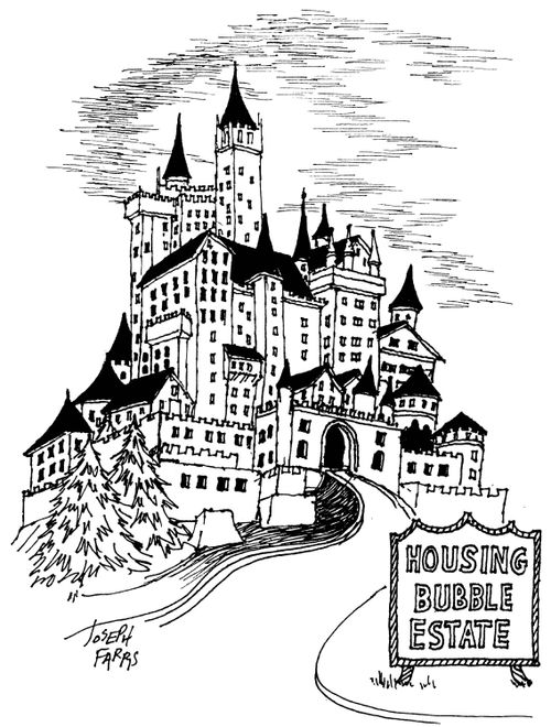 Housing bubble estate.