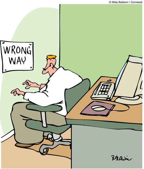 Wrong way.