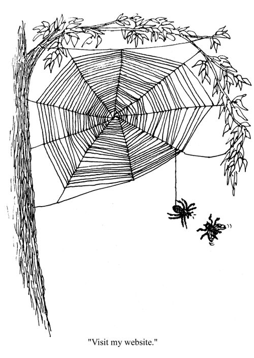 'Visit my website.'