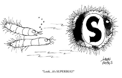 'Look - it's SUPERBUG!'