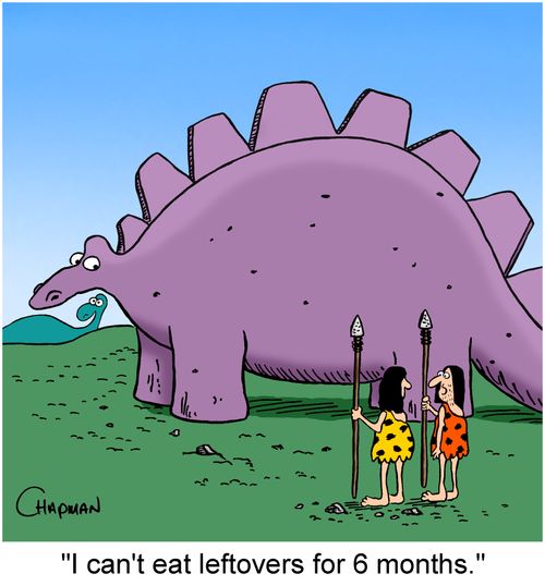 'I can't eat leftovers for 6 months.'