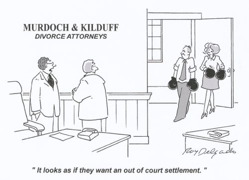 'It looks as if they want an out of court settlement.'