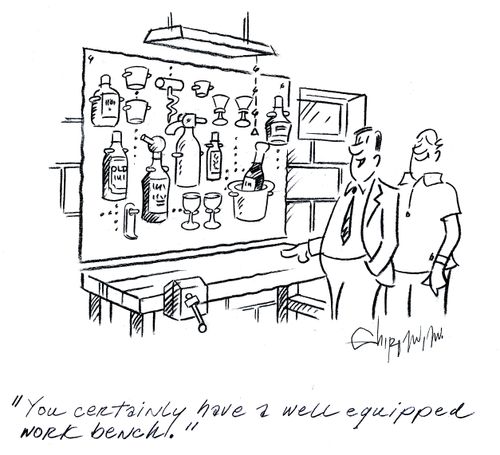 'You certainly have a well equipped work bench.'