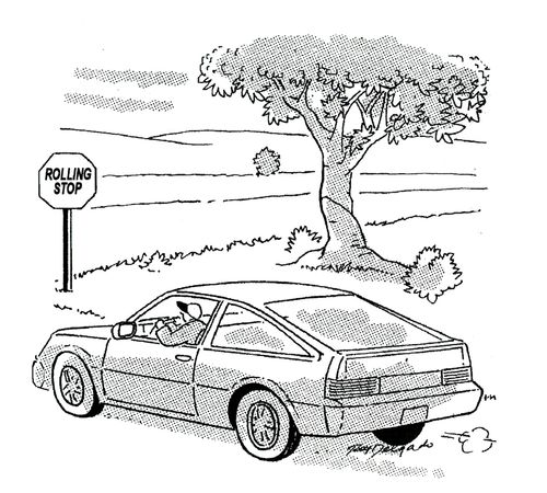 Rolling Stop.