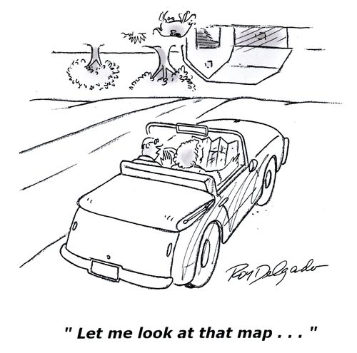'Let me look at that map...'