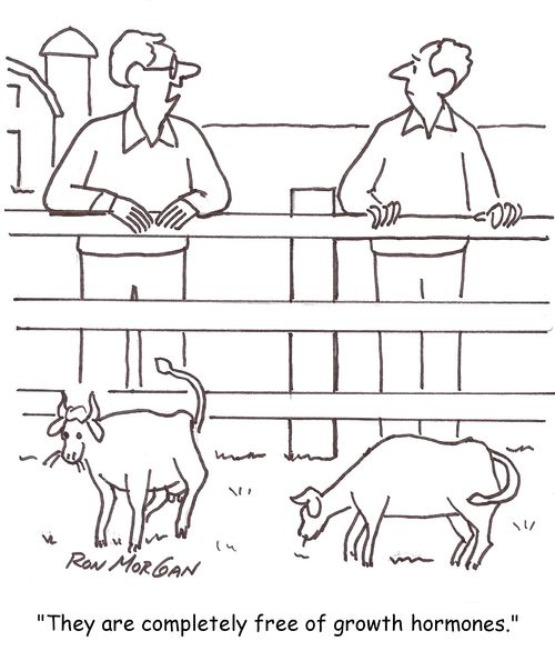 'They are completely free of growth hormones.'