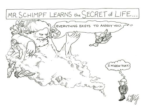 Mr. Schimpf Learns the Secret of Life