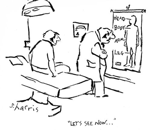 'Let's see now...'