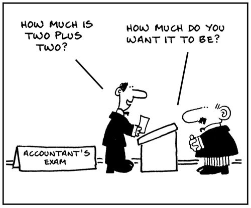 'How much is two plus two?' - 'How much do you want it to be?'
