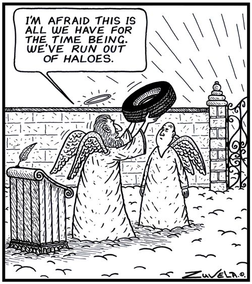 'I'm afraid this is all we have for the time being. We've run out of Haloes.' 