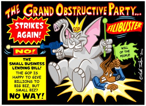 'The Grand Obstructive Party strikes again!'