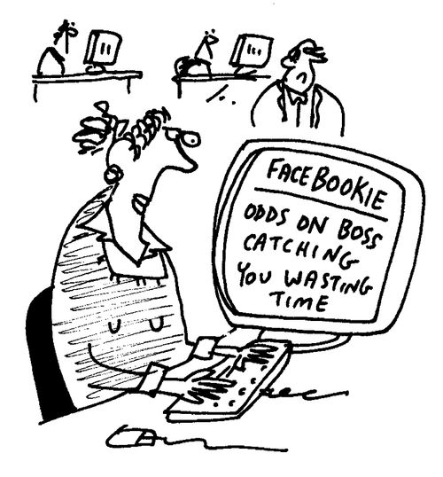 Facebookie - Odds on boss catching you wasting time