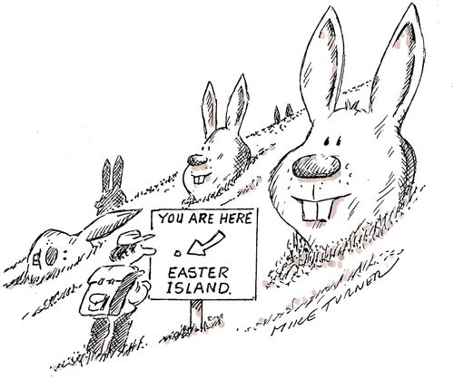 Easter Island Bunny