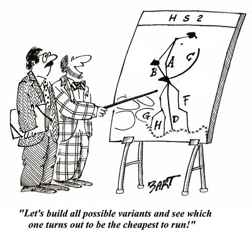 'Let's build all possible variants and see which one turns out to be the cheapest to run!'