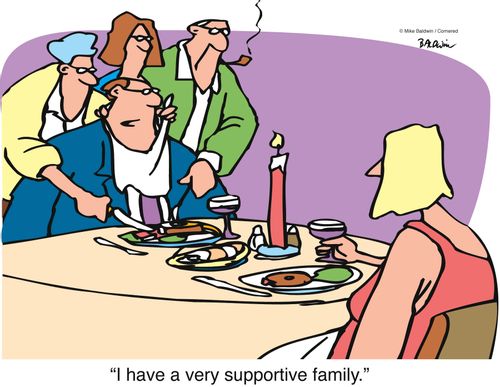 'I have a very supportive family.'