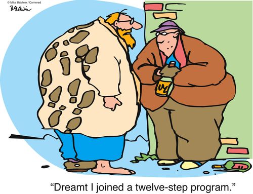'I dreamed I joined a twelve-step program.'