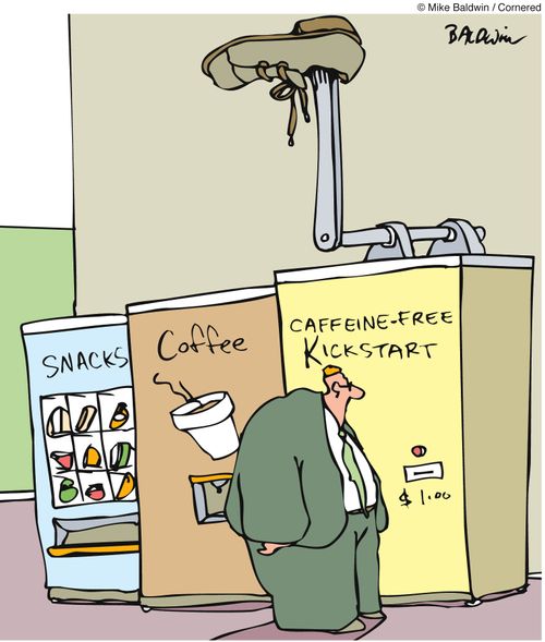 Caffeine-Free Kickstart Vending Machine