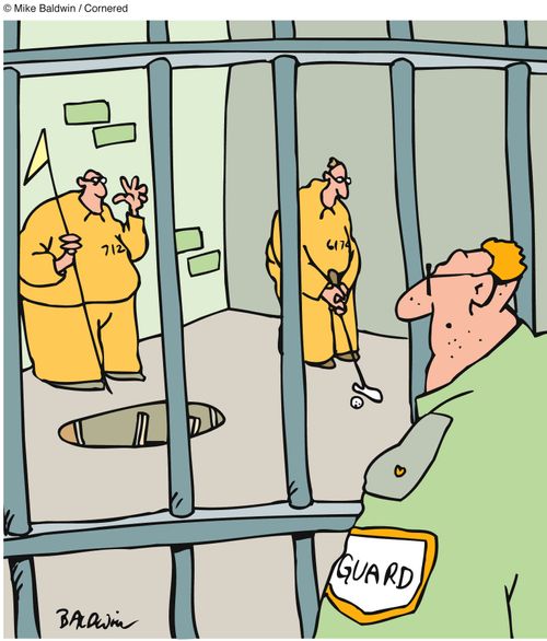 Golf escape.
