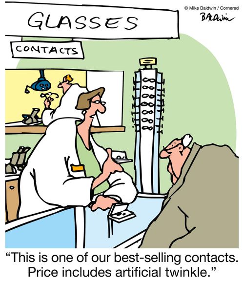 'This is one of our best-selling contacts.  Price includes artificial twinkle.'