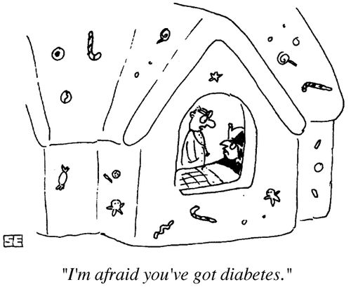 'I'm afraid you've got diabetes.'