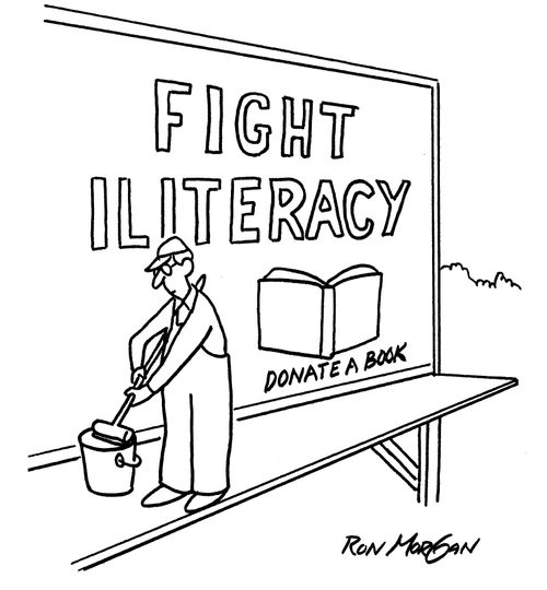 Fight Iliteracy. Donate A Book.
