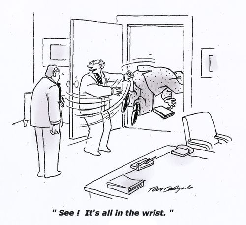 'See! It's all in the wrist.'