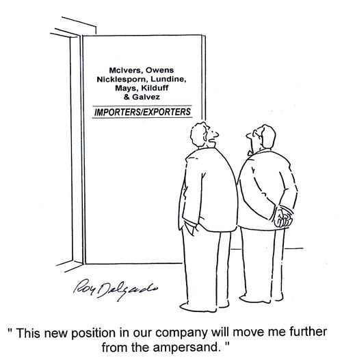 'This new position in our company will move me further from ampersand.'