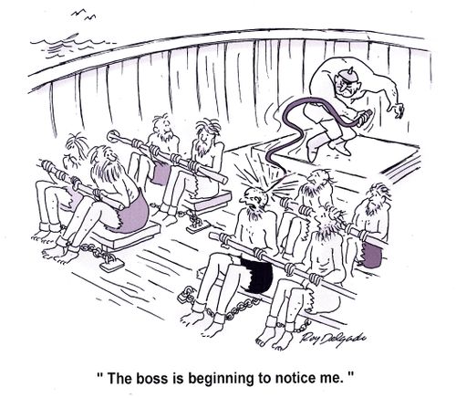 'The boss is beginning to notice me.'