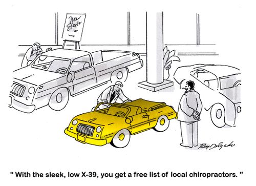 'With the sleep, low x-39, you get a free list of local chiropractors.'