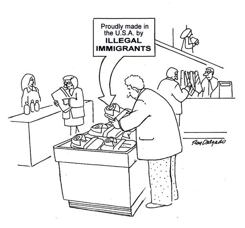 Proudly made in the USA by Illegal Immigrants.
