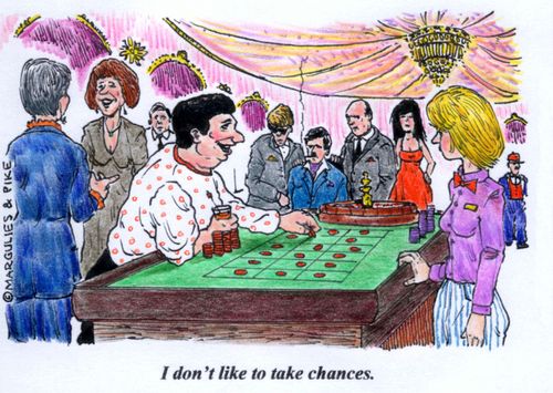 'I don't like to take chances.'